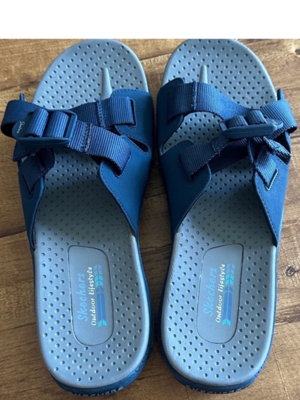 SKECHERS Reggae-Better Vegan Sandals Size 9